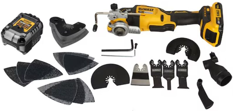 18V (2x2,0 Ah) Multifunktionswerkzeug im Koffer - DEWALT DCS355D2-QW