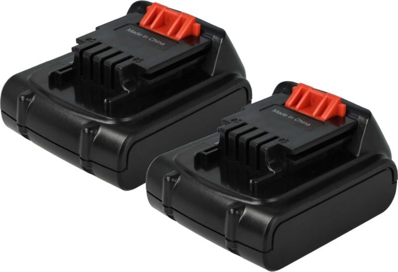 2x Akku kompatibel mit Black & Decker SSL20SB-2, SSL20SB Werkzeug (1500 mAh, Li-Ion, 14,4 v) - Vhbw