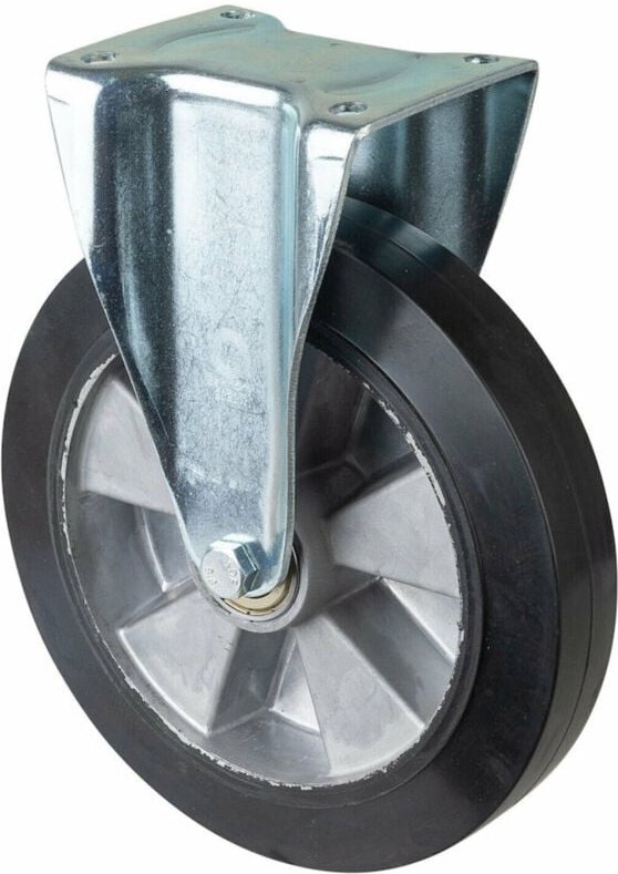 Thumbnail - BS Rollen Bockrolle, Durchmesser 250mm L410.B80 450kg, Stahl verzinkt