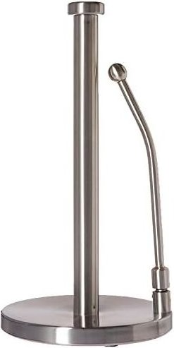 Alovez - Papierhandtuchhalter, Edelstahl, vertikaler Papierhandtuchrollenhalter für Küche, Schlafzimmer, Badezimmer