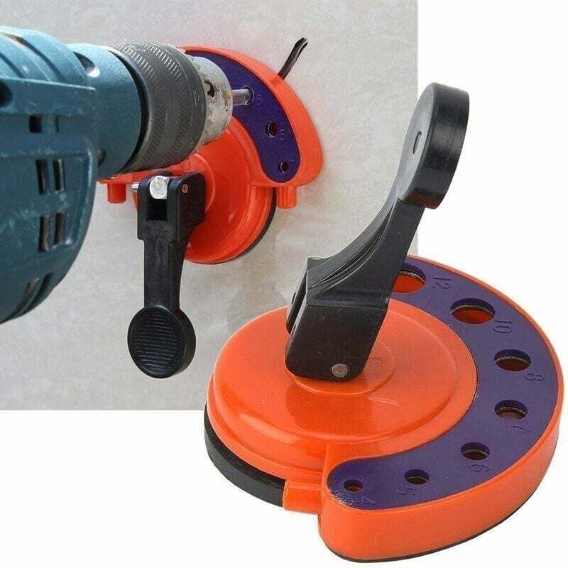 XVX - Diamantbohrer-Führung, Glasöffnungs-Locator, verstellbarer Keramikfliesen-Lochöffner, Sägekern-Vorrichtungs-Set mi...