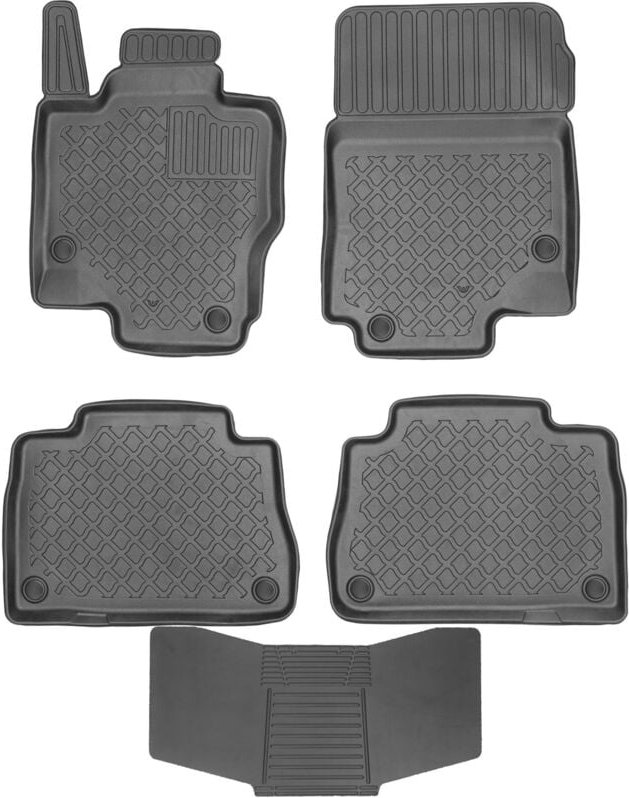 Fußmatten ARISTAR 604001 + Bezug 251992 - Mercedes GLE II C167 SUV 2019- STOP. MOUNT MS vorne und hinten