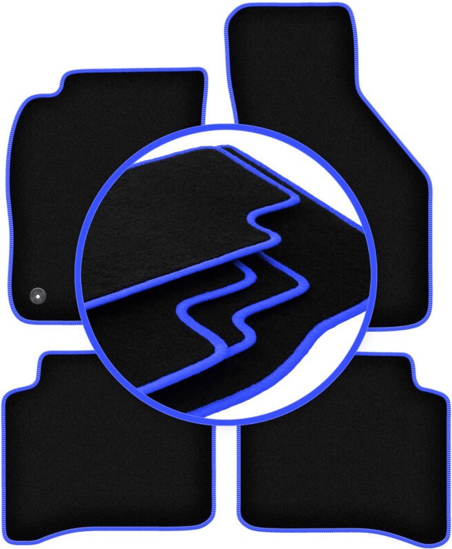 CARLUX-BLUE Automatten für: Mitsubishi Galant VIII Kombi, Limousine (1996-2007)