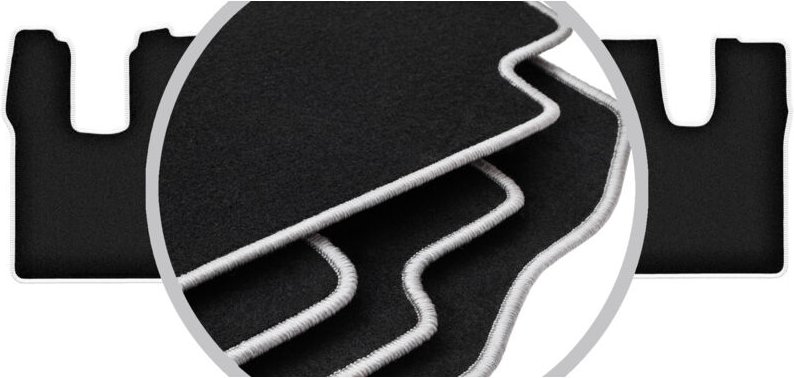 CARLUX-SILVER Autofußmatten für: MAN TGL / TGM schmal, Schlafkabine 3-teilig (2005-)