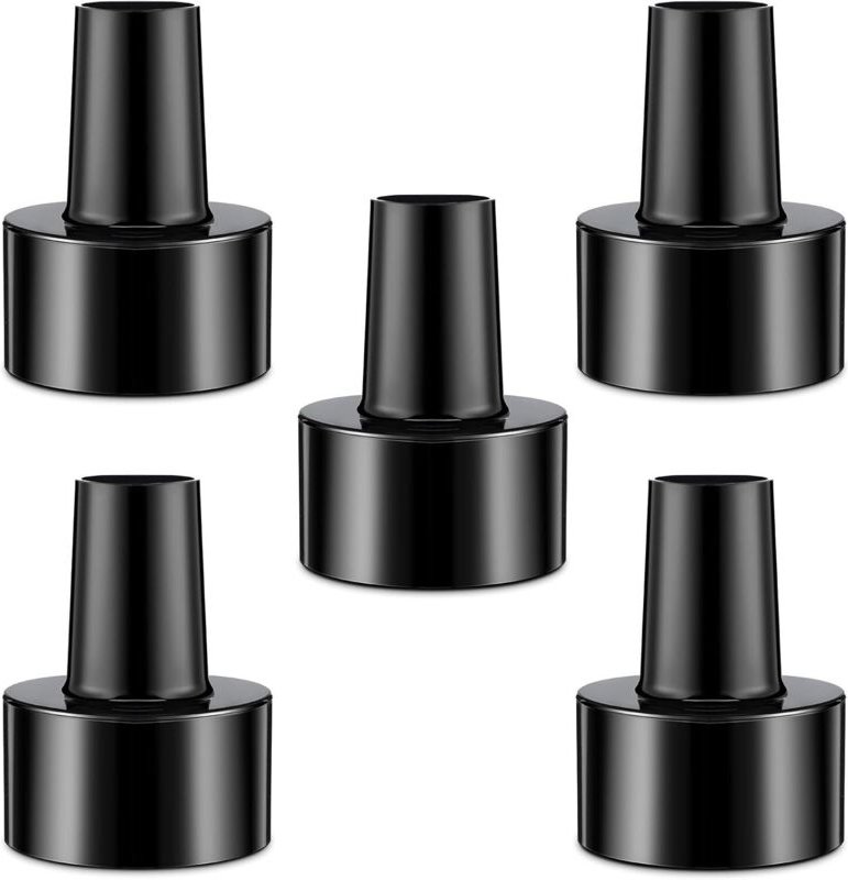 5 Stück WS25011A 2-1/2-Zoll auf 1-1/4-Zoll Universal Staubsaugerschlauch-Adapter Trocken-Nass-Sauger-Adapter in Schwarz ...