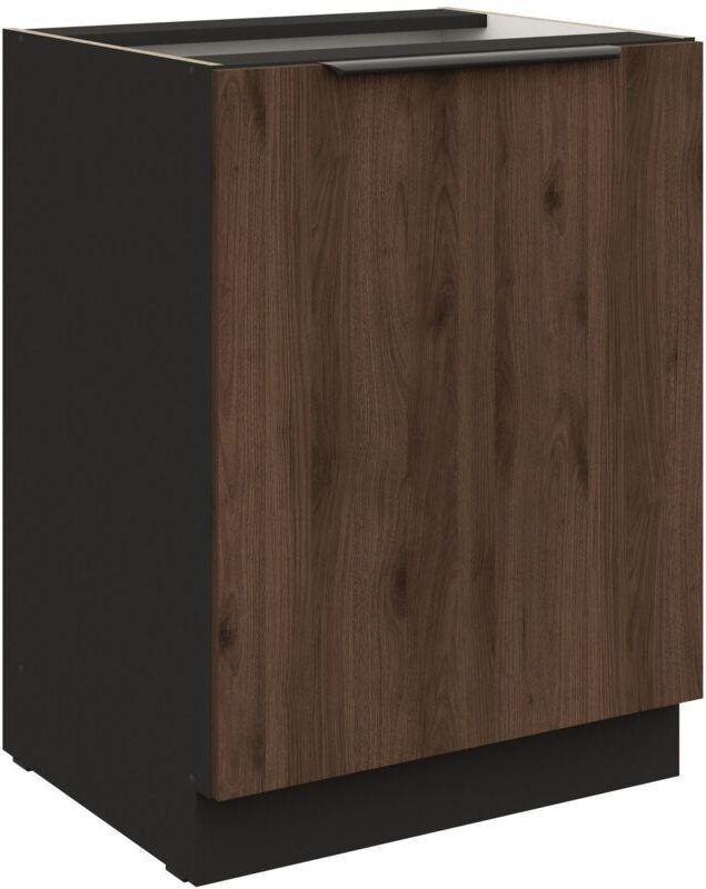 Küchen Unterschrank 60 cm Küche MONZA Okapi Nußbaum Küchenzeile Küchenblock