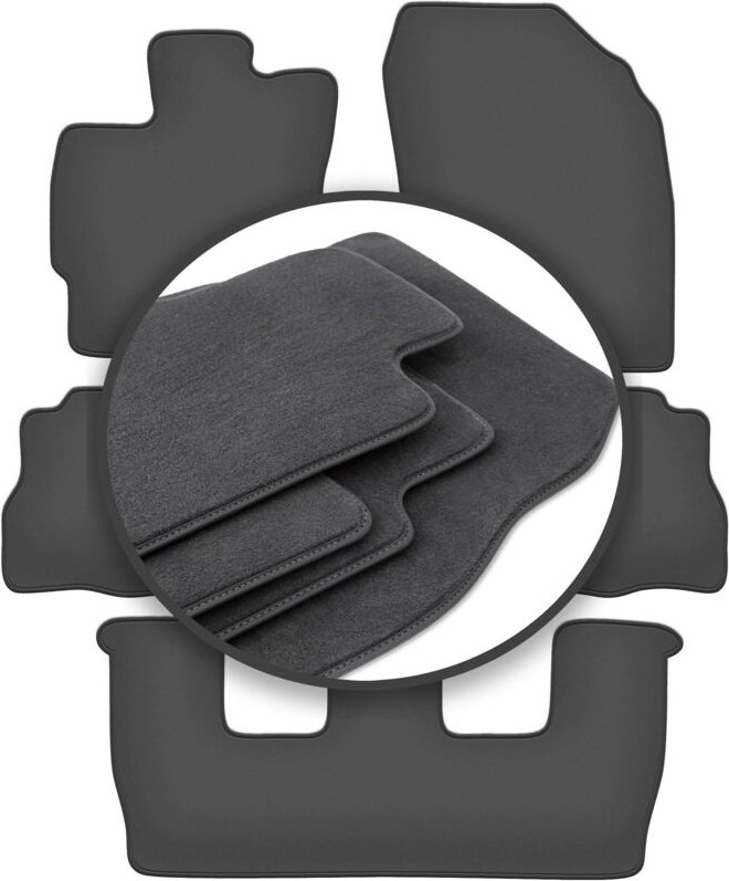 Premium-Fußmatten für: Toyota Prius III Plus 7-Sitzer (2011-)