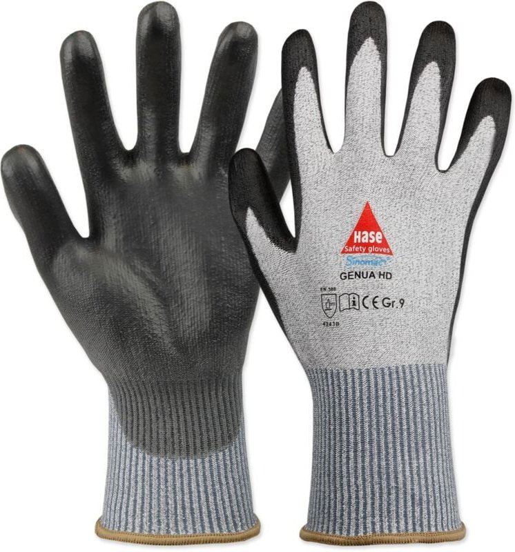 HASE SAFETY GLOVES Schnittschutz-Arbeitshandschuhe Genua HD, Größe 11