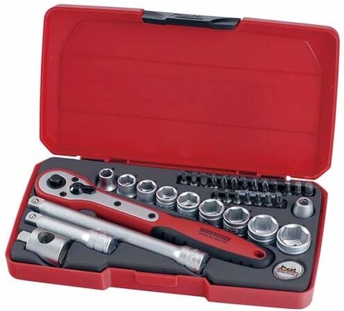 Steckschlüssel-Satz, 3/8, T3834, 34-teilig Tengtools 167310101