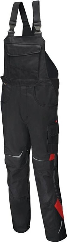 Kübler Latzhose Pulsschlag Gr.48 schwarz/rot