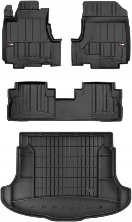 SET 3D Gummifußmatten Honda CR-V 3 2006-2012