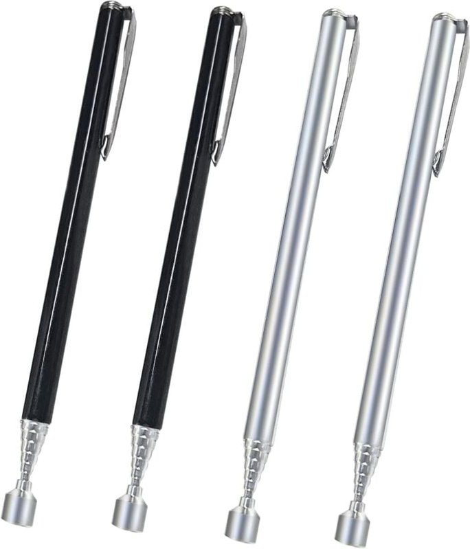 4-teilige magnetische Teleskopstange, tragbares Stiftaufnahmewerkzeug, ausziehbar auf 53 cm, magnetische Teleskopwerkzeu...
