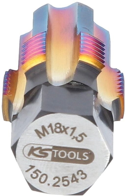 Ks Tools Gewindeschneider mit Führungsbolzen für Lambdasonden, M18x1,5