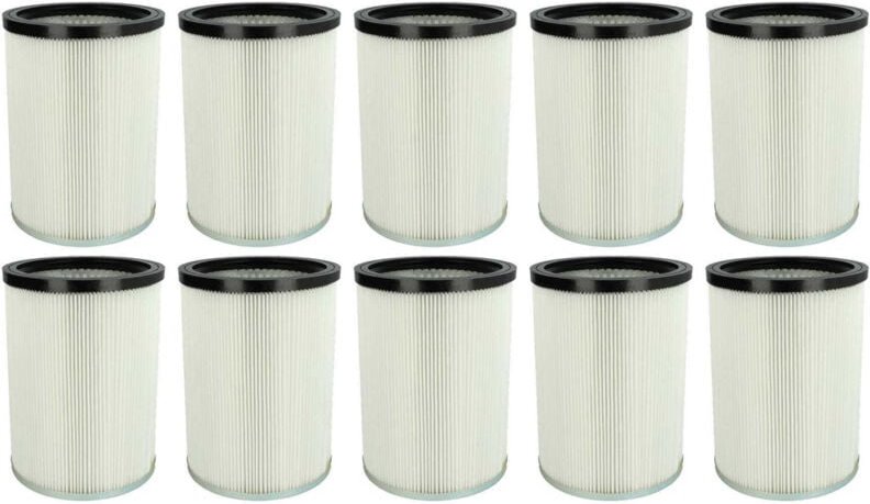 10x Faltenfilter kompatibel mit Kärcher nt 70/1 cn, nt 70/1 eu, nt 70/1 120V, nt 70/1 aus, nt 70/1 br Staubsauger - Patr...