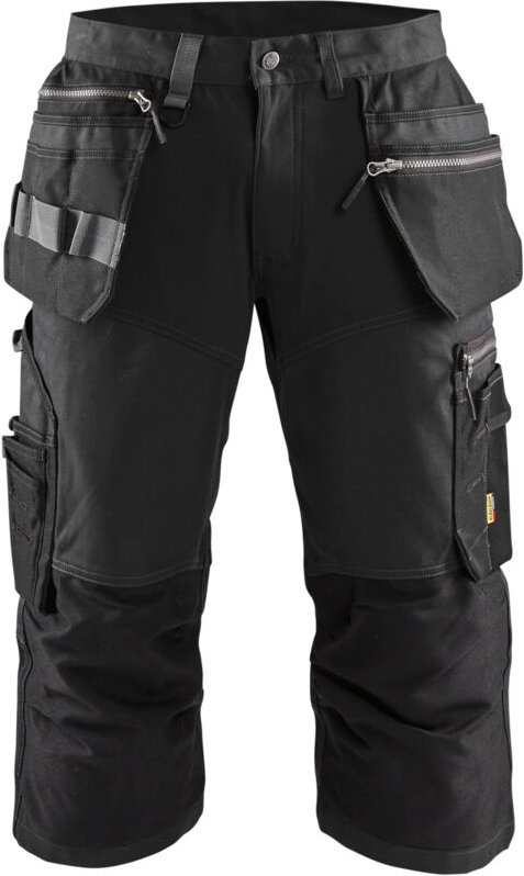 Arbeits-Pantacourt Stretch 1597 – Schwarz 2XL – FR(52) – SE(C58) – Standards