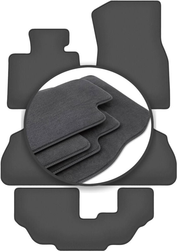 Thumbnail - Premium-Fußmatten für: BMW X7 G07 7-Sitzer (2018-)