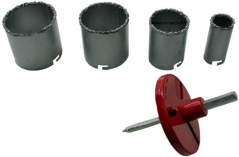 Thumbnail - Wolfram-Lochsägen 4 Stück/Silber /33-73mm/
