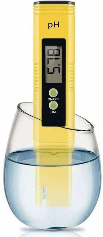 Digitales pH-Meter, 0,01 pH-Meter, hochpräziser Wasserqualitätstester mit 0-14 pH-Messbereich