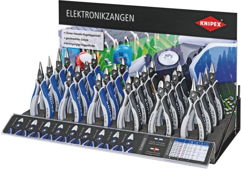 KNIPEX 00 19 34 2 V01 Elektronikzangen-Display ohne Zangen 212 mm