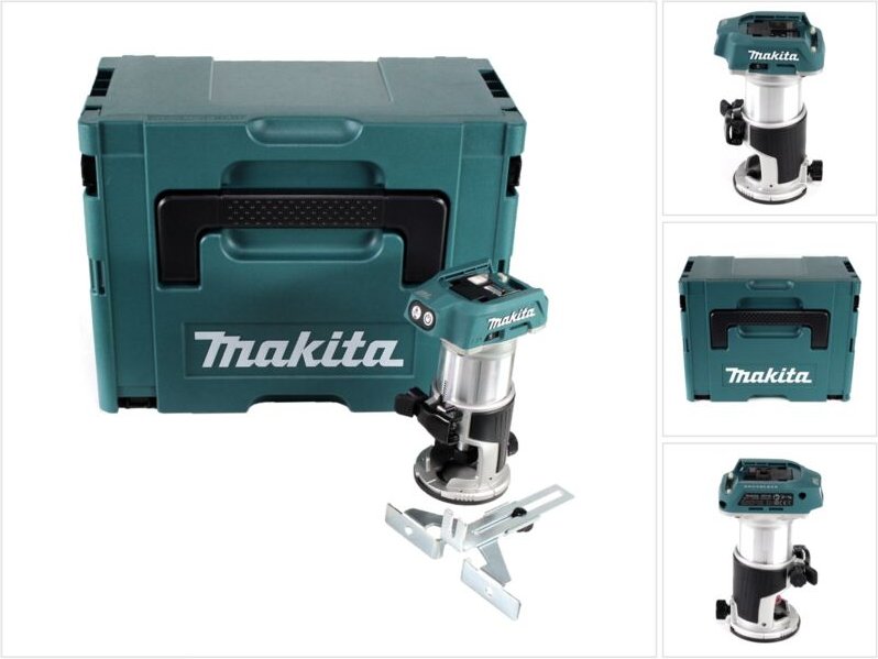 Drt 50 zj Akku Multifunktionsfräse brushless 18V Solo im Makpac 3 - ohne Akku und Ladegerät - Makita
