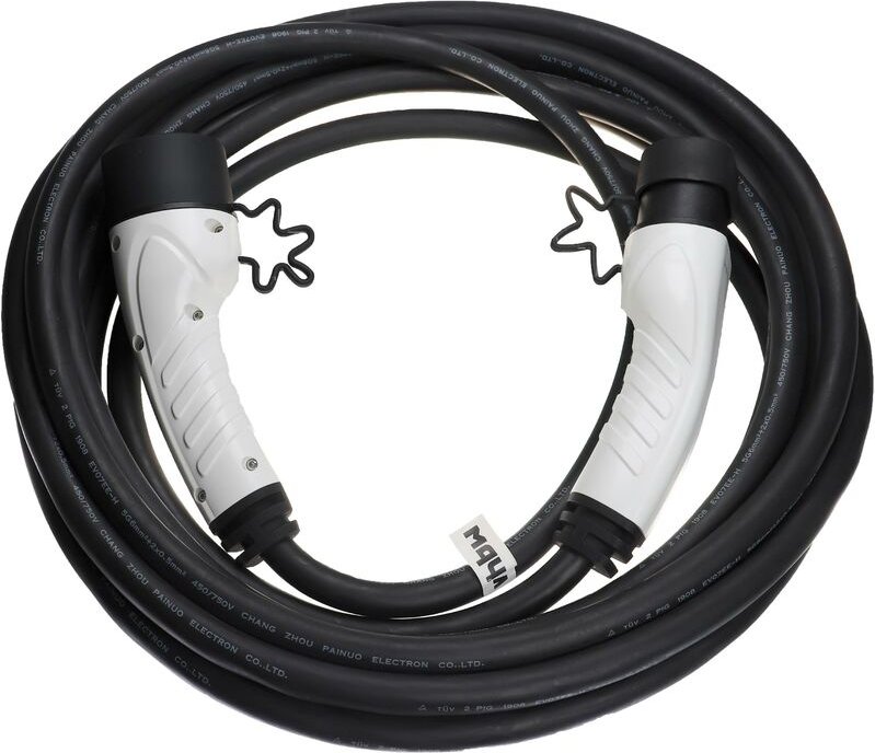 Thumbnail - Vhbw - Ladekabel Typ 2 zu Typ 2 kompatibel mit Audi Q4 e-tron, Q3 tfsi e Elektroauto, 3-phasig, 32 a, 22 kW, 10 m