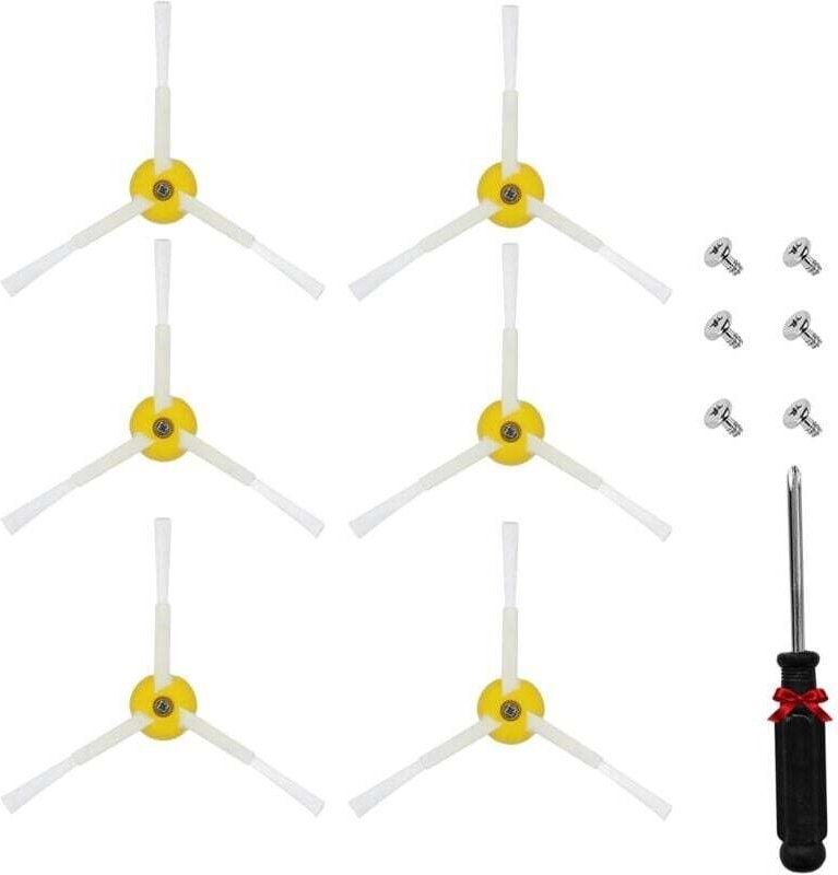 6 spazzole laterali di ricambio per iRobot Roomba serie 600 700 800 900 serie 694 677 850 860 870 880 890 980 960 access...