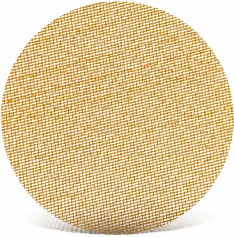 Ultranet Klett-Schleifgitter, 115 mm, f. Exzenterschleifer, Weißes Edelkorund (25 Stk.) K40 - Menzer