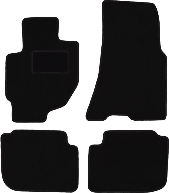 Schwarze Velours-Fußmatten für: Honda CR-V I SUV (1995-2001)