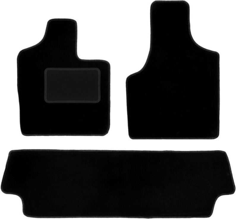 Schwarze Veloursmatten für: Chrysler Voyager IV Minivan (2000-2008)