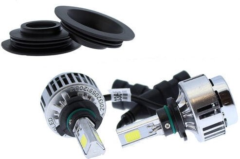 Yatek - LED-Lampen 9005 für Auto und Motorrad, Abblendlicht, wasserdicht, Sofortstart, 6000K, 3300 Lumen, 12V, 36 w