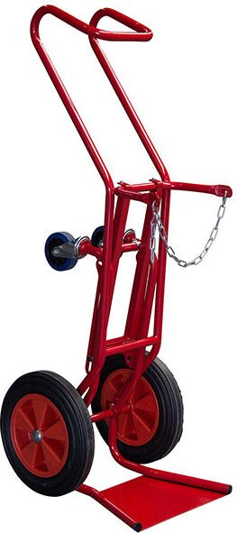 Kippbare Flachenkarre - 1 große Flasche B20 / B40 / B50 / B84 - Gummiräder - 810007962