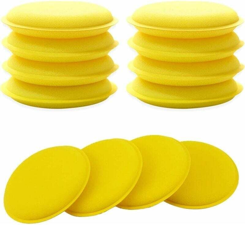 Thumbnail - Shining house Auto-Polierschwamm, 12 Stück, Auto-Wachs-Applikator-Pads, Mikrofaser-Polierpads für sauberes Auto, Fahrzeu...