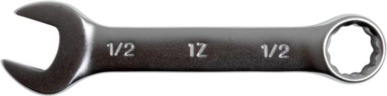 1 Ring-Maulschlüssel, verchromt, 175 mm, abgewinkelt - Bahco