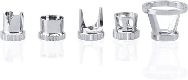 5 Stück Universal-Airbrush-Nadelkappen für verschiedene Sprüheffekte