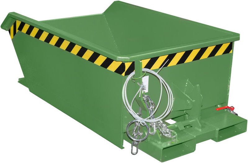 Bauer Mini-Spänebehälter SMGU 270, lackiert, Resedagrün