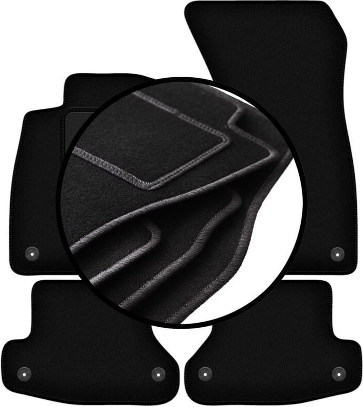 Komplettset Veloursmatten für: Audi A5 F53 Coupé (2016-)