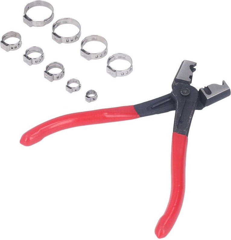 Rohrcrimpzangen-Set, Schlauchschellen-Set Arbeitssparender Edelstahl für Industrie - Ej.life