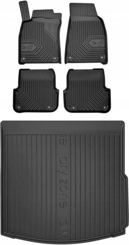 Thumbnail - SET 77 Gummimatten und Fußmatten AUDI A6 C6 LIMOUSINE 2004-2008