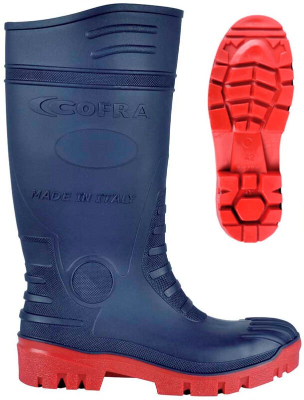 Thumbnail - Cofra SS5T40 PVC-Stiefel Typhoon S5 CI LG FO SR Blau Rot 44