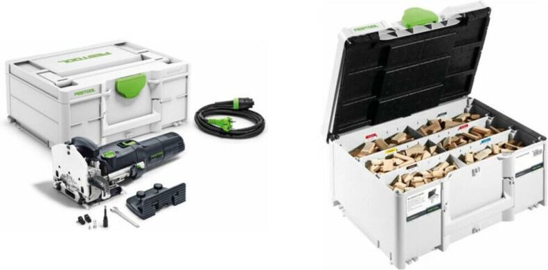 Festool Bundle – Dübelfräse DF 500 Q-Plus DOMINO & DOMINO Dübel Buche Sortiment DS 4/5/6/8/10, 1060-tlg.