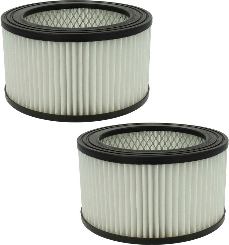Filterset 2x Staubsaugerfilter kompatibel mit Bituxx MS-11337, MS-14206 Aschesauger - hepa Filter Allergiefilter - Vhbw
