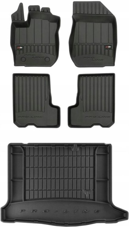 3D SET Gummimatten und Fußmatten Dacia Sandero 2 Fließheck 2012-2020