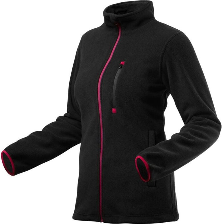 Damen Polar-Fleecejacke 300g/m², NEO schwarz L (40)