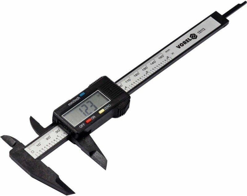 Elektronischer Messschieber 150mm Carbon 15113 Vorel