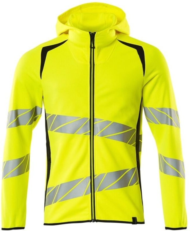 Thumbnail - Mascot Kapuzensweatshirt 19284-781-17010 Gr. S hi-vis gelb/schwarzblau