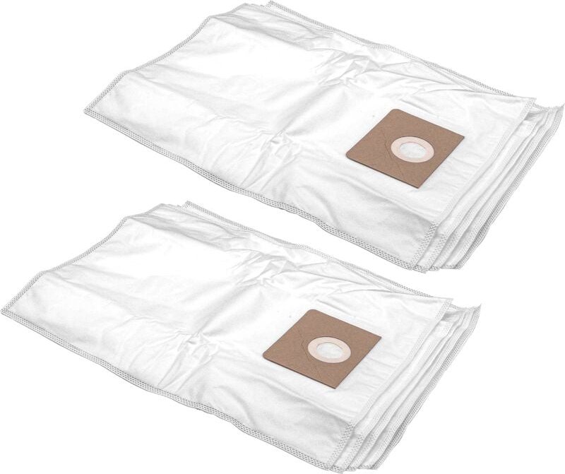 10x Staubsaugerbeutel kompatibel mit Kaminer 40L Staubsauger - Mikrovlies, 35l Füllvolumen, 30cm x 28cm, Weiß - Vhbw