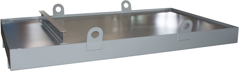 Bauer Containerwanne CW 3, 1276l, Mausgrau