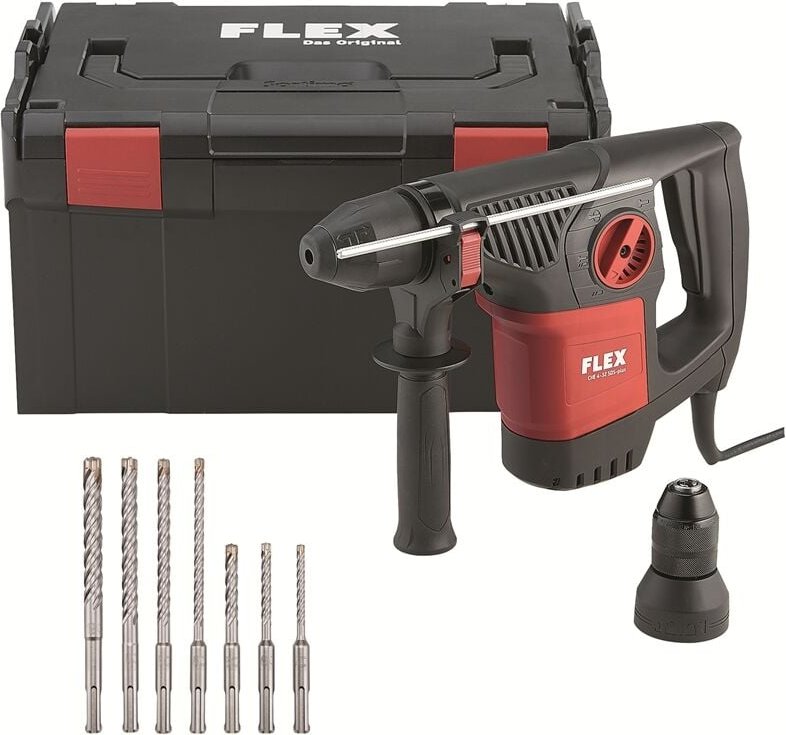 Thumbnail - Flex - Bohrhammer che 4-32 r SDS-Plus mit Wechselfutter, L-Boxx, 7 tlg. Bohrersatz