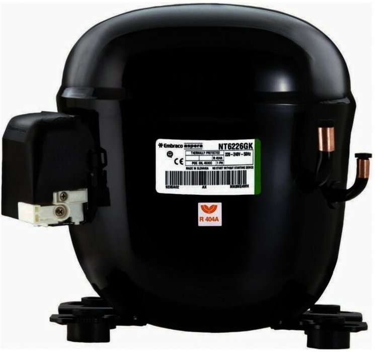 Reporshop - Emppressor NT2180U R290 220V 1CV niedrige Temperatur 22,40 cm3