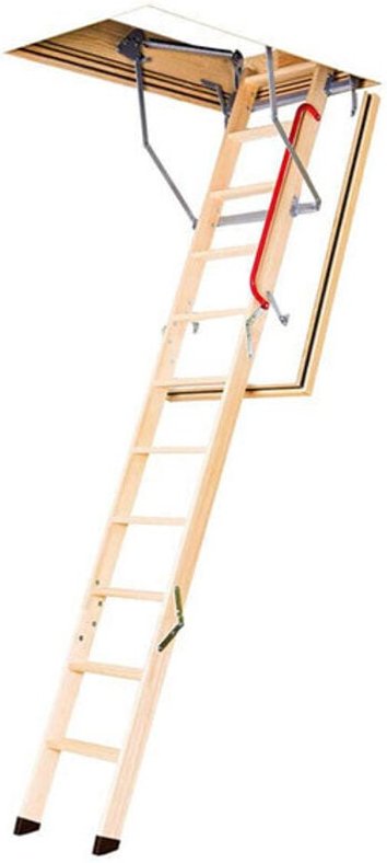 Echelle Direct - Holz Bodentreppe mit Brandschutz mit deckenöffnung 70x130cm - LWF60/70130-280